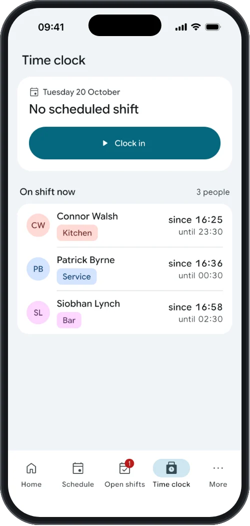 punch-in clock